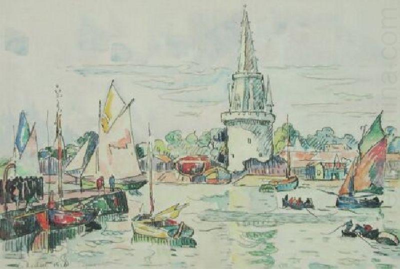 La Rochelle Hafenansicht, Paul Signac